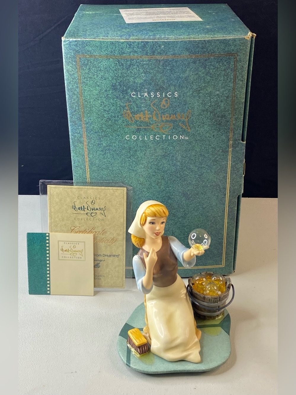 WDCC  Cinderella “They Cant Stop Me From Dreaming”  In Box & COA